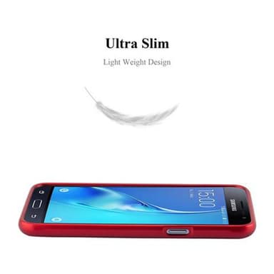 Deksel Samsung Galaxy J3 2016 Case Cover (rød)