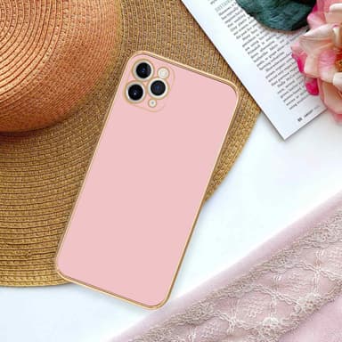 iPhone 11 PRO MAX silikondeksel case (rosa)