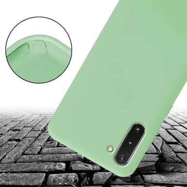 Deksel Samsung Galaxy NOTE 10 med Halskjede (grønn)