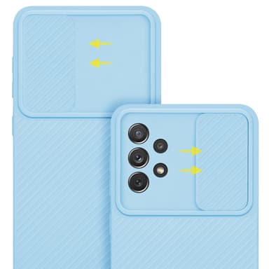 Deksel Samsung Galaxy A72 4G / 5G cover (blå)