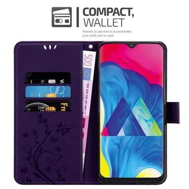 Samsung Galaxy A10 / M10 lommebokdeksel Blomster