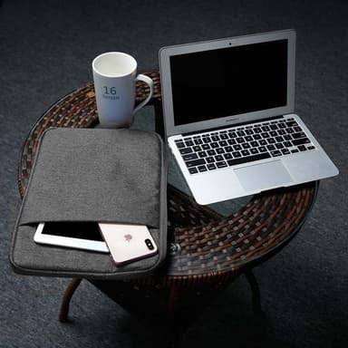 Laptopveske deksel 13.3 Toll (grå)