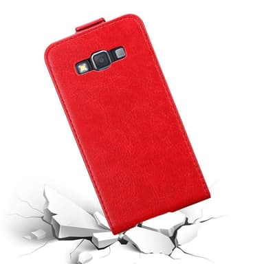 Samsung Galaxy A3 2015 deksel flip cover (rød)
