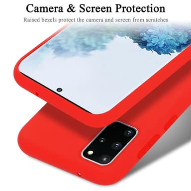 Samsung Galaxy S20 PLUS silikondeksel case (rød)
