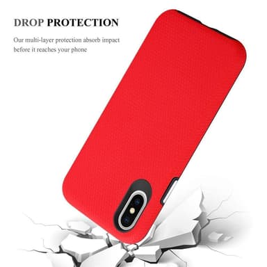 iPhone X / XS Deksel Case Cover (rød)