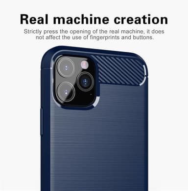 Deksel iPhone 11 PRO MAX ultra slim (blå)