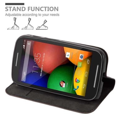Motorola MOTO E1 lommebokdeksel case (brun)