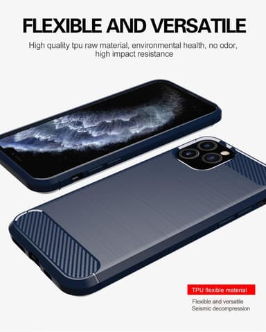 Deksel iPhone 11 PRO MAX ultra slim (blå)