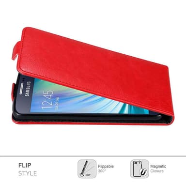 Samsung Galaxy A3 2015 deksel flip cover (rød)