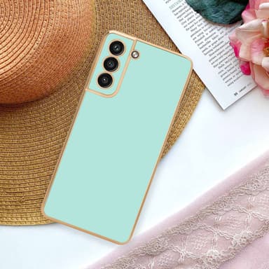Samsung Galaxy S21 FE silikondeksel case (Grønn)