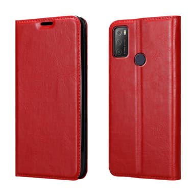 Alcatel 1S 2021 / 3L 2021 lommebokdeksel case (rød)