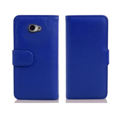 Sony Xperia M2 / M2 AQUA lommebokdeksel case (blå)