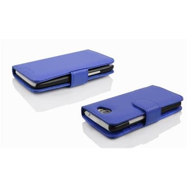 Sony Xperia M2 / M2 AQUA lommebokdeksel case (blå)