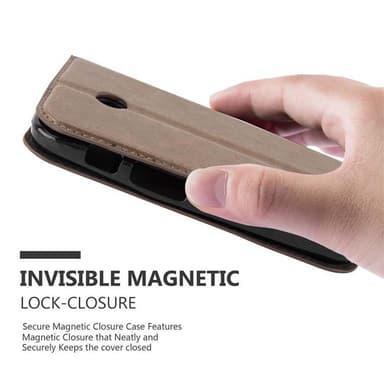 Motorola MOTO E1 lommebokdeksel case (brun)