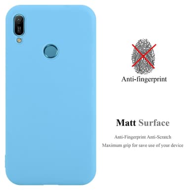 Deksel Huawei Y6 2019 Silikon cover (blå)