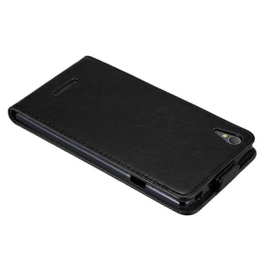 Sony Xperia T3 deksel flip cover (svart)