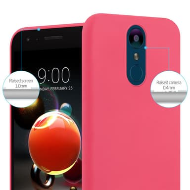 Deksel LG K8 2018 / K9 2018 Silikon cover (rød)