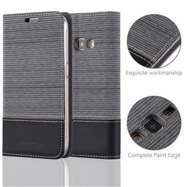 Samsung Galaxy J1 2016 lommebokdeksel etui (grå)