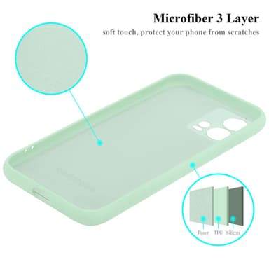 Motorola EDGE 30 FUSION silikondeksel case (grønn)