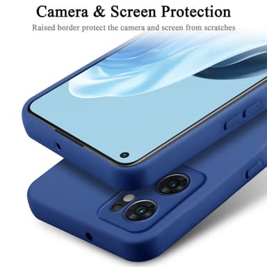 OPPO Find X5 Lite silikondeksel case (Blå)