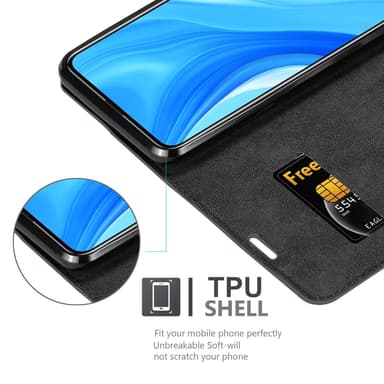 Huawei P SMART PRO lommebokdeksel case (brun)