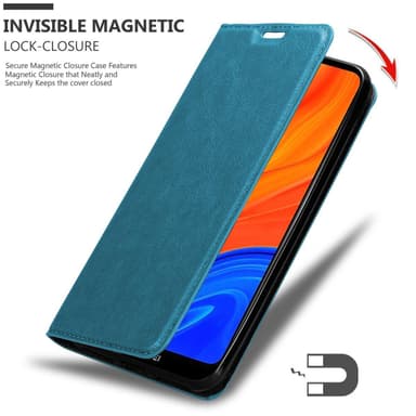 Huawei Y6S lommebokdeksel case (turkis)