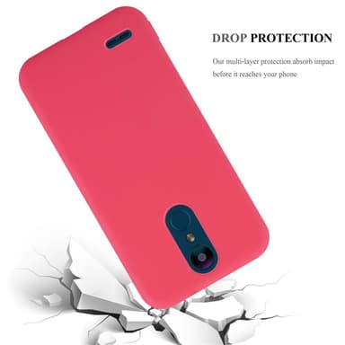 Deksel LG K8 2018 / K9 2018 Silikon cover (rød)