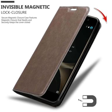 ZTE Nubia N1 LITE lommebokdeksel case (brun)