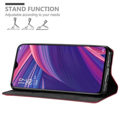 Oppo R17 PRO lommebokdeksel case (rød)