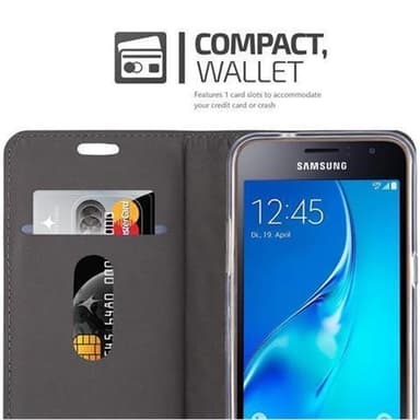 Samsung Galaxy J1 2016 lommebokdeksel etui (grå)