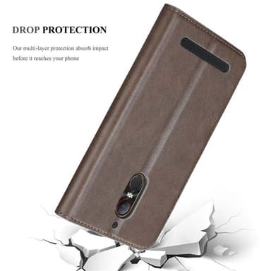 ZTE Nubia N1 LITE lommebokdeksel case (brun)