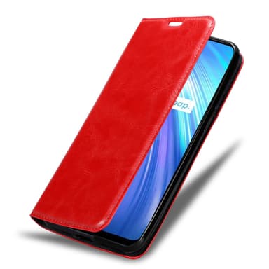 Realme 6 4G / 6s lommebokdeksel case (rød)