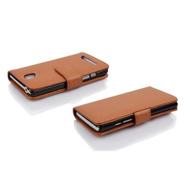 HTC Desire 500 lommebokdeksel etui (brun)