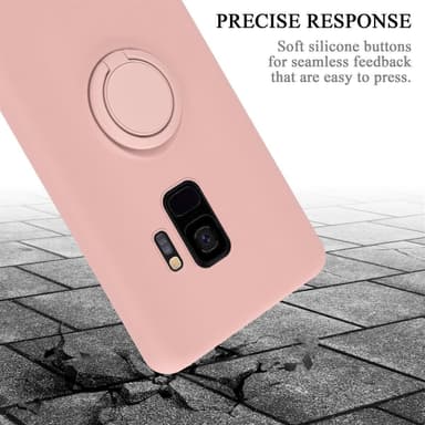 Deksel Samsung Galaxy S9 Ring Case (rosa)