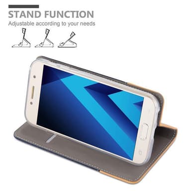 Samsung Galaxy A3 2017 lommebokdeksel etui (blå)