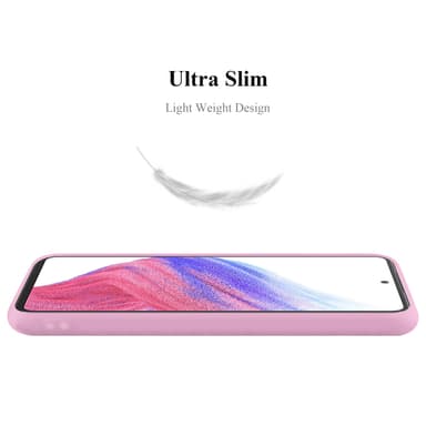 Deksel Samsung Galaxy A53 5G Silikon cover (rosa)