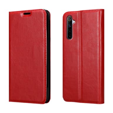 Realme 6 4G / 6s lommebokdeksel case (rød)