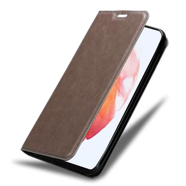 Samsung Galaxy S21 PLUS lommebokdeksel case (brun)