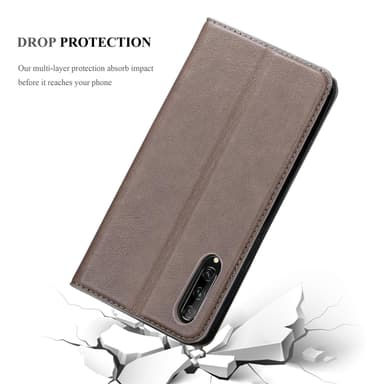 Huawei P SMART PRO lommebokdeksel case (brun)