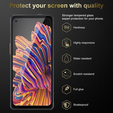 Samsung Galaxy XCover PRO 3x Skjermbeskytter Skärmskydd
