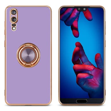Huawei P20 silikondeksel case (lilla)