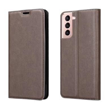 Samsung Galaxy S21 PLUS lommebokdeksel case (brun)