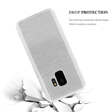 Samsung Galaxy S9 silikondeksel cover (sølv)