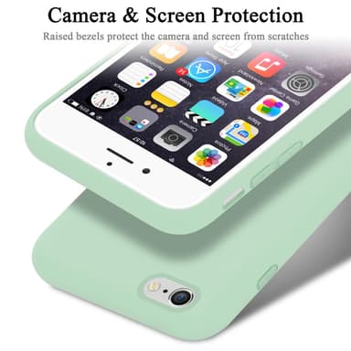 iPhone 6 / 6S silikondeksel case (grønn)