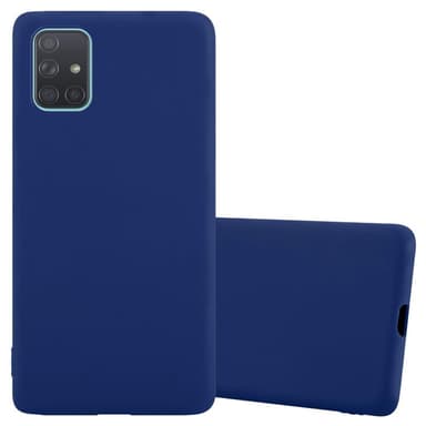 Deksel Samsung Galaxy A71 5G Silikon cover (blå)