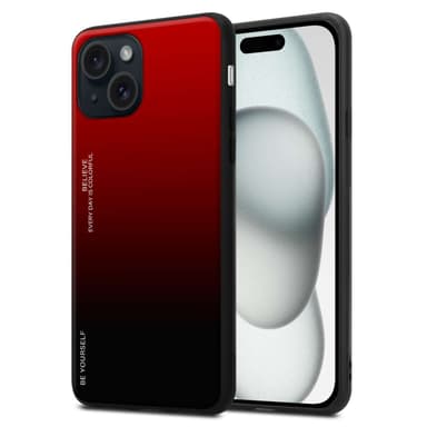 Deksel iPhone 15 Case Cover (Svart)