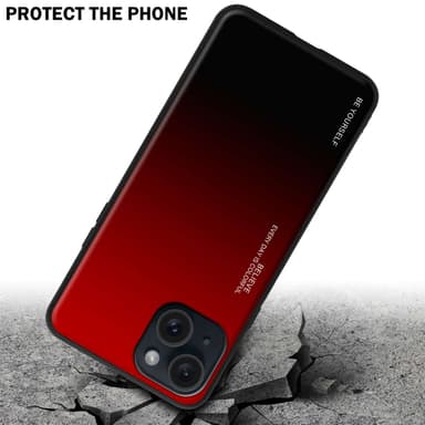 Deksel iPhone 15 Case Cover (Svart)