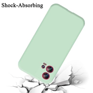 Motorola EDGE 30 FUSION silikondeksel case (grønn)