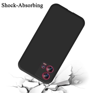 Motorola EDGE 30 FUSION silikondeksel case (svart)