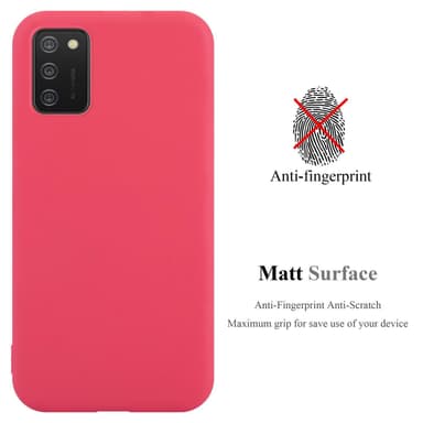 Deksel Samsung Galaxy A02s Silikon cover (rød)